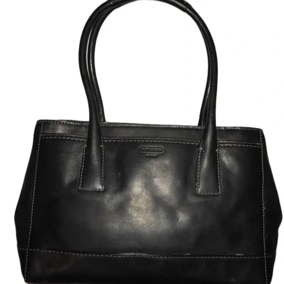 Coach Madison Black satchel bag - Picture 2 of 4